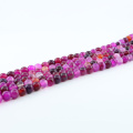 Preço de fábrica Por Atacado Rosa Stripe Ágata Natural Redonda Red Gemstone Beads, L-0113